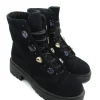 Anfibio camoscio donna Camy dusty blu<Apepazza Online