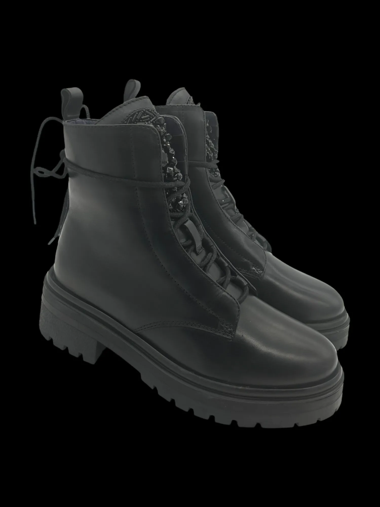 Anfibio donna pelle Black - Carolina -<Apepazza Online