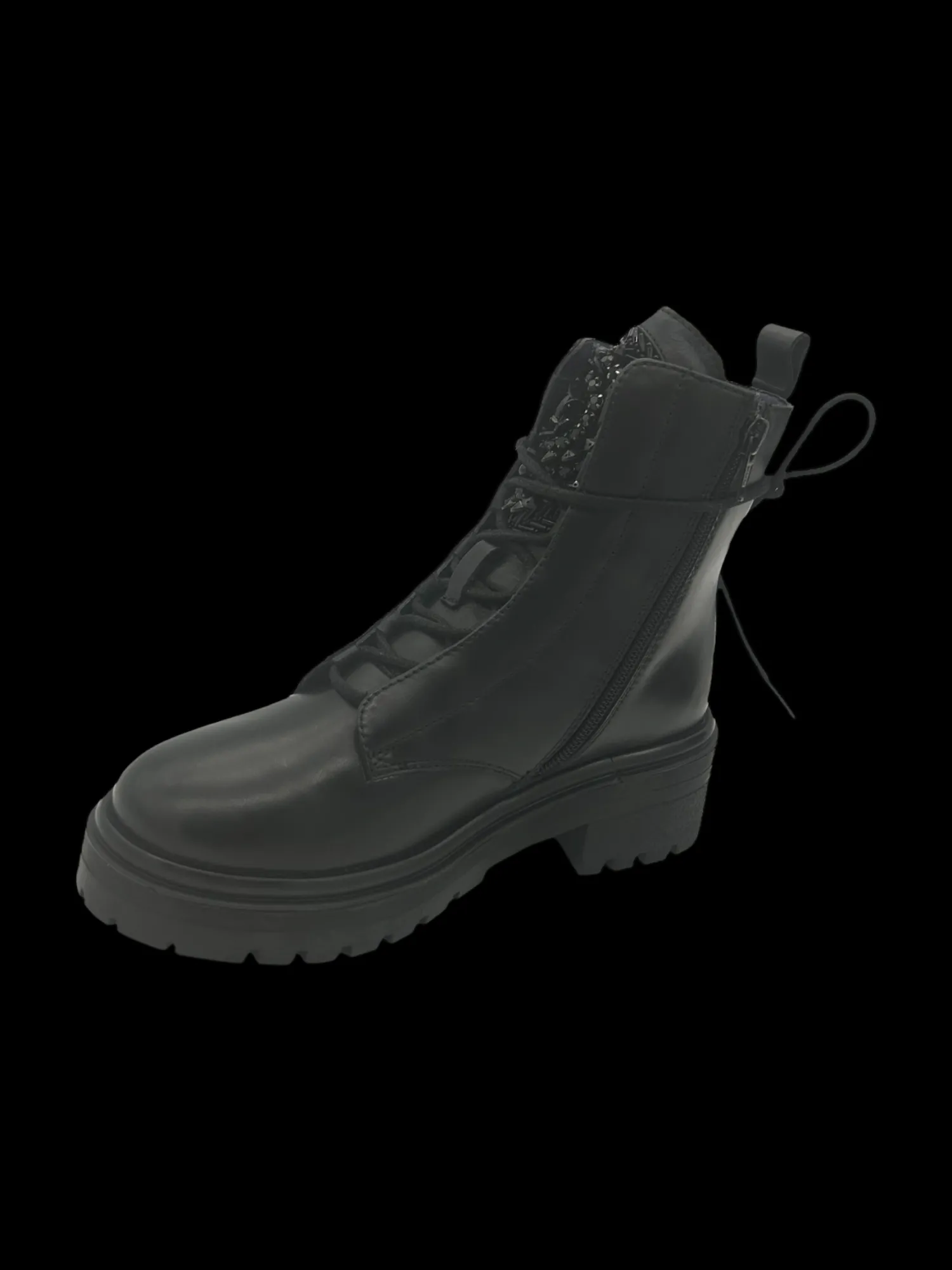 Anfibio donna pelle Black - Carolina -<Apepazza Online