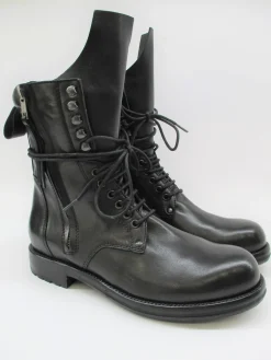 Anfibio donna pelle 6373 nero<Fru.it New