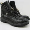Anfibio donna pelle 6011 nero<Fru.it New