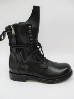 Anfibio donna pelle 6373 nero<Fru.it New