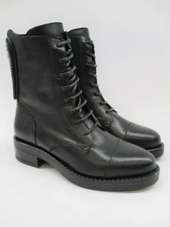 Anfibio pelle donna 0018 nero<Albano Online