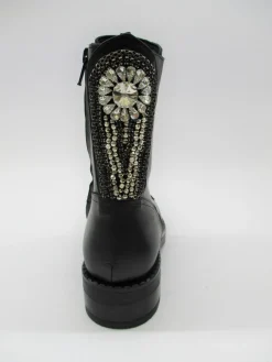 Anfibio pelle donna 0018 nero<Albano Online