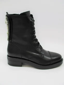 Anfibio pelle donna 0018 nero<Albano Online