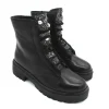 Anfibio pelle donna Camelia F2 COMBAT31 Black<Apepazza Hot