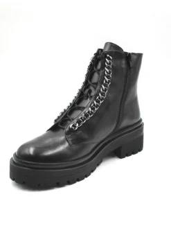 Anfibio pelle donna Camelia nero<Apepazza Fashion