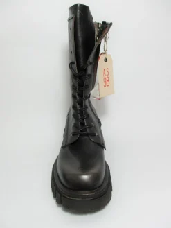 Anfibio pelle donna A54201 Nero Smoke<As98 Best