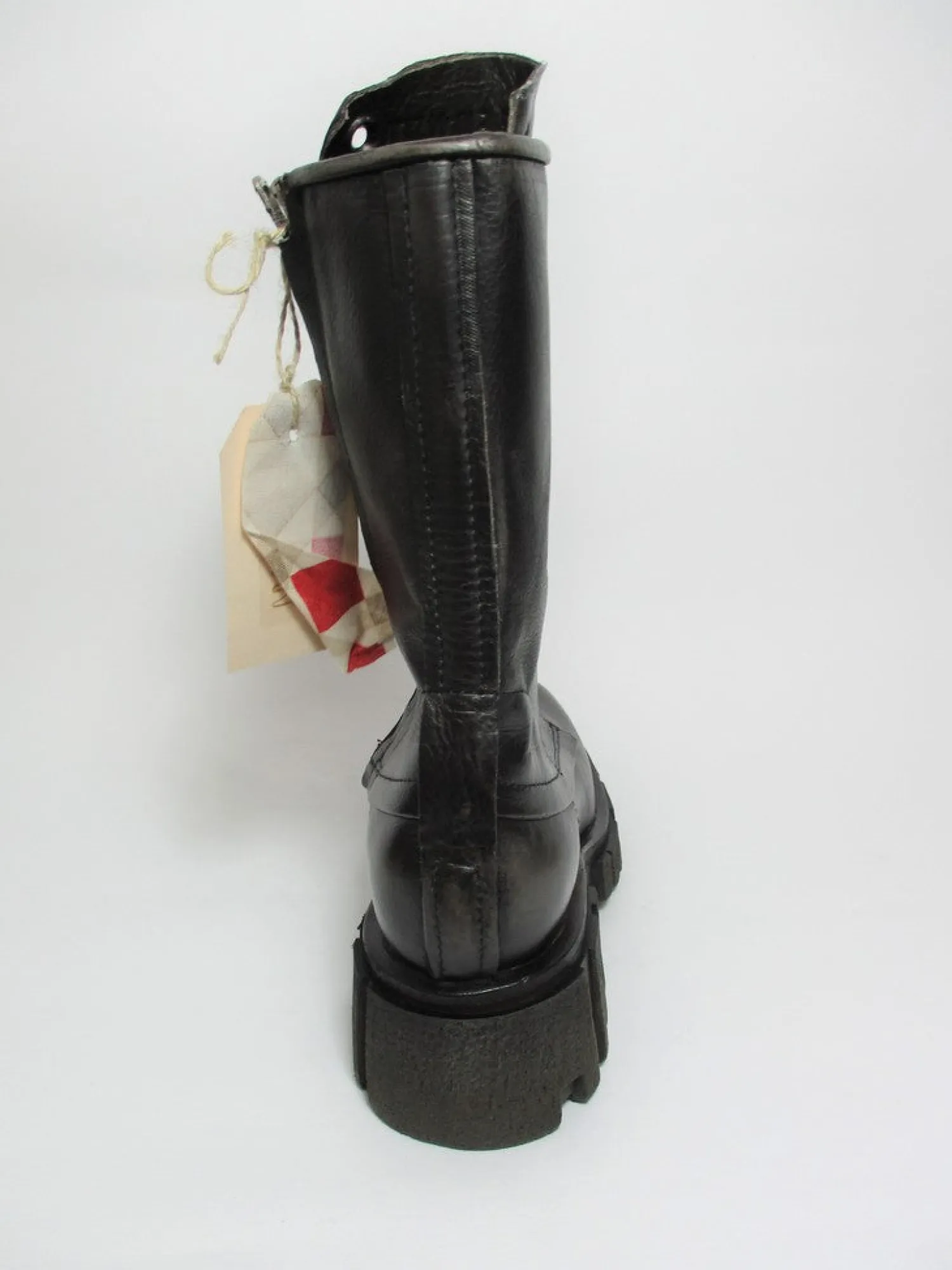 Anfibio pelle donna A54201 Nero Smoke<As98 Best