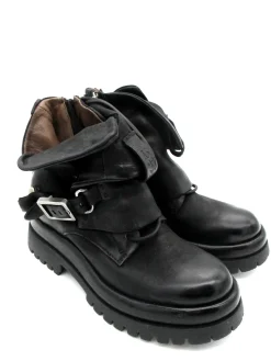 Anfibio pelle donna Black - B51210 -<As98 Outlet