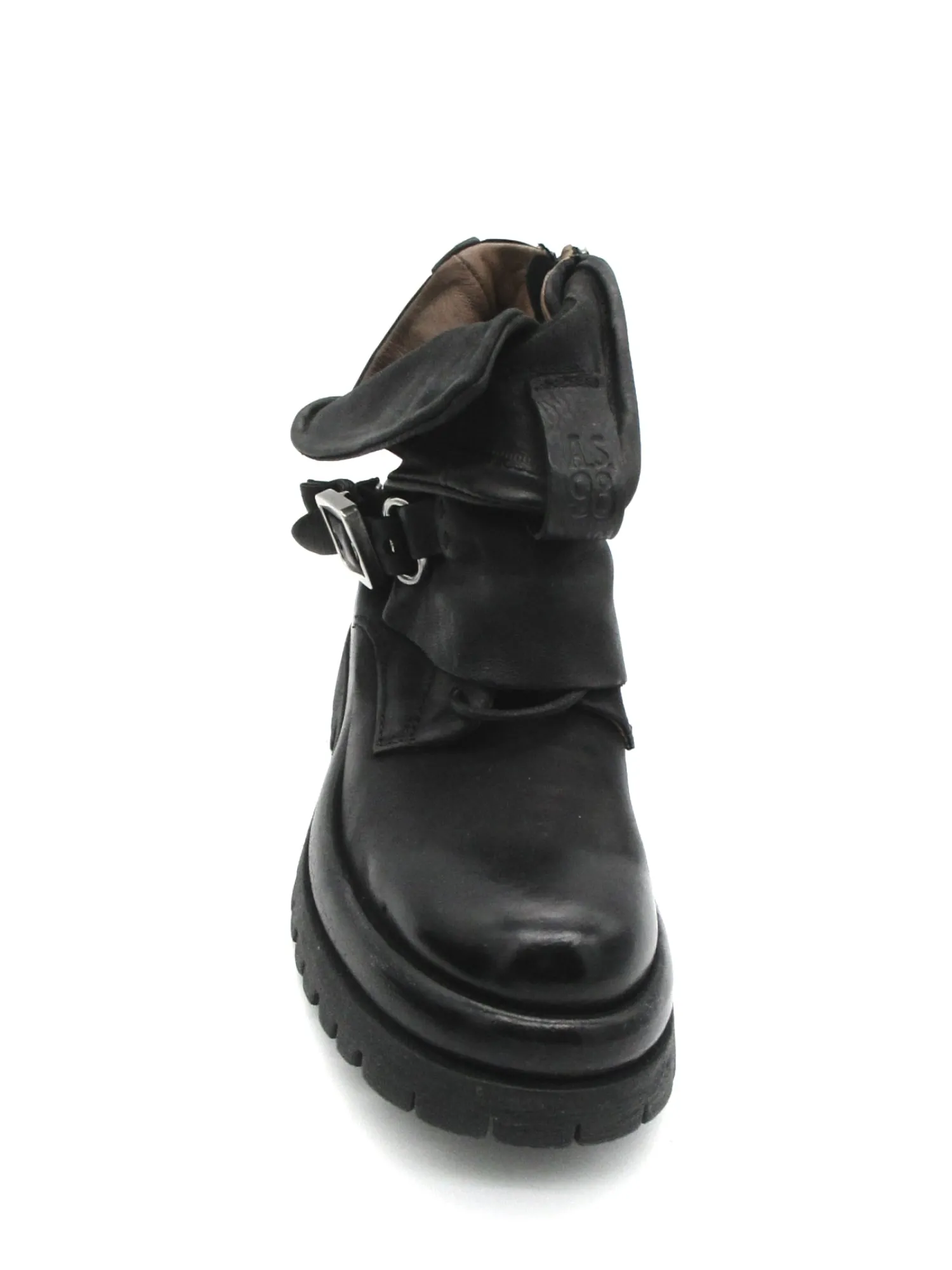 Anfibio pelle donna Black - B51210 -<As98 Outlet