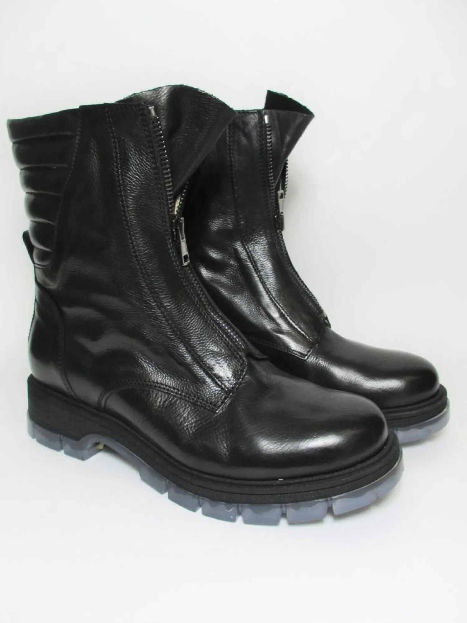 Anfibio pelle donna 5827 nero<Fru.it Fashion