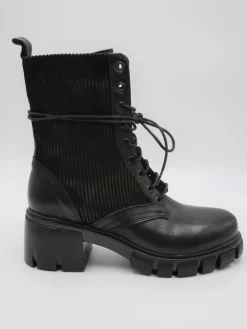 Anfibio pelle donna 7058 nero<Fru.it Hot