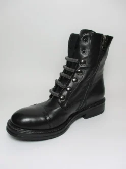 Anfibio pelle donna 5702 nero<Fru.it Outlet