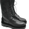 Anfibio pelle donna 6880 nero<Lilimill Sale