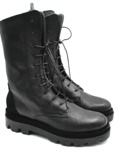 Anfibio pelle donna 6880 nero<Lilimill Sale