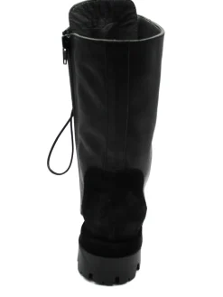 Anfibio pelle donna 6880 nero<Lilimill Sale