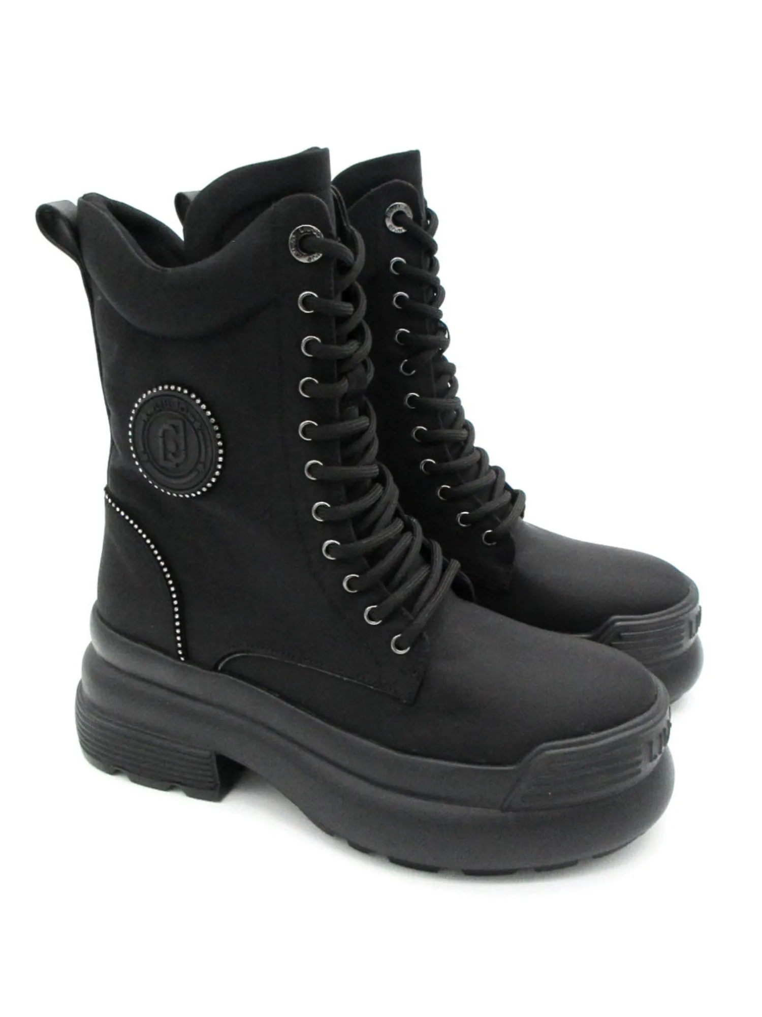 Anfibio pelle donna SF2081 Amy 09 Black<Liu Jo New