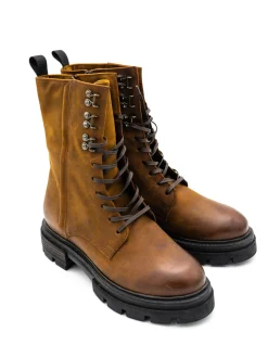 Anfibio pelle donna P31201 brandy<Mjus Fashion