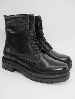 Anfibio pelle donna 158271 nero<Mjus Discount