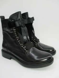 Anfibio pelle donna 544298 nero<Mjus Hot