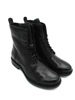 Anfibio pelle donna M64235 nero<Mjus Outlet