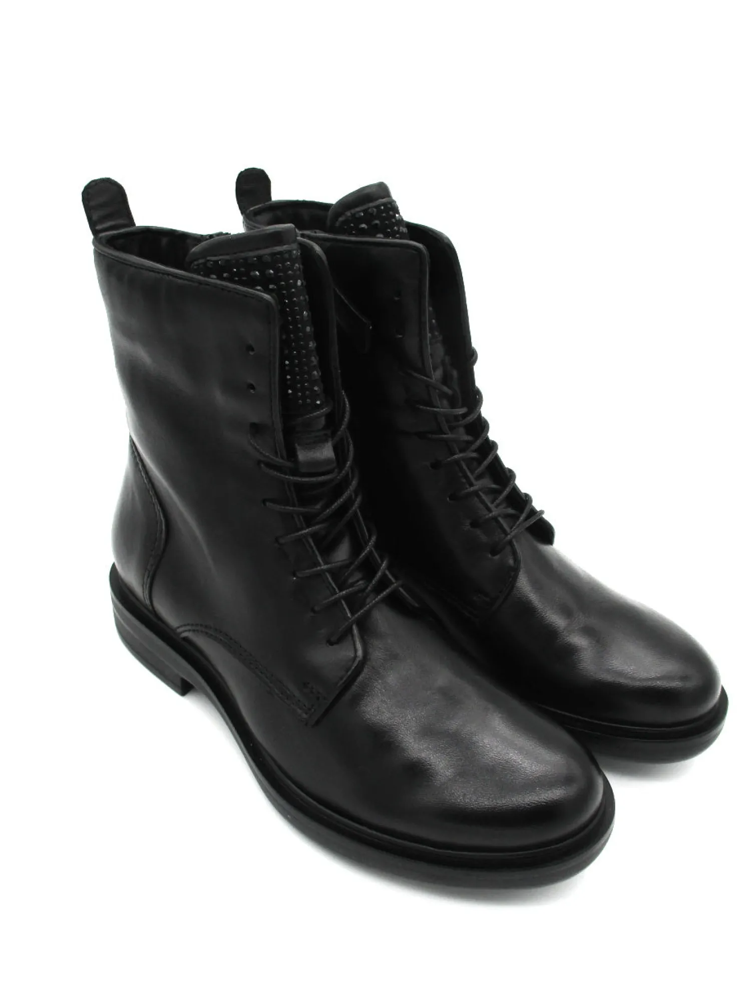 Anfibio pelle donna M64235 nero<Mjus Outlet