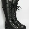 Anfibio pelle donna 101169 nero<Oxs Outlet