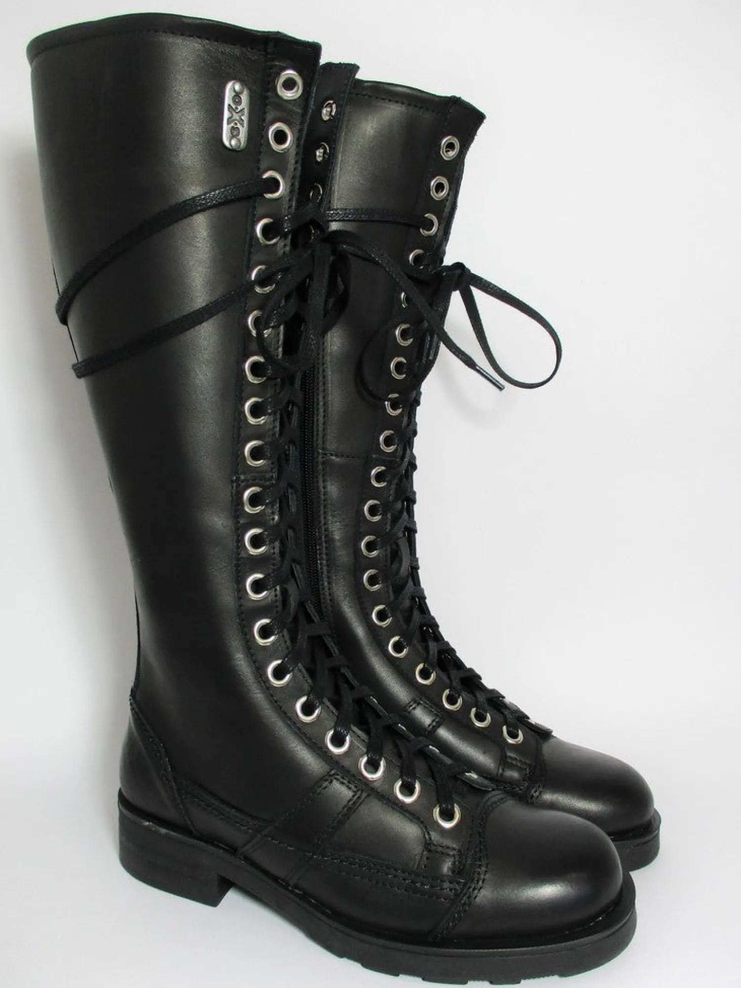 Anfibio pelle donna 101169 nero<Oxs Outlet
