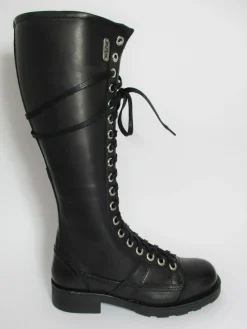 Anfibio pelle donna 101169 nero<Oxs Outlet