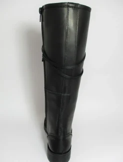 Anfibio pelle donna 101169 nero<Oxs Outlet