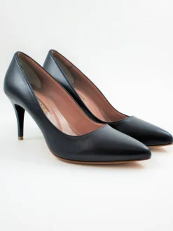 Décolleté pelle donna 3958 blu<Albano Hot