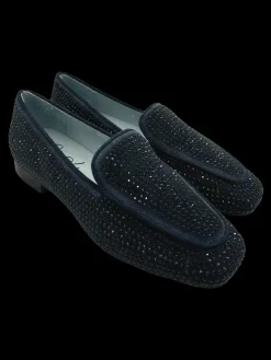 Mocassino donna La Vitrina by Valery camoscio navy - X04-3 -<Valery Calzature New