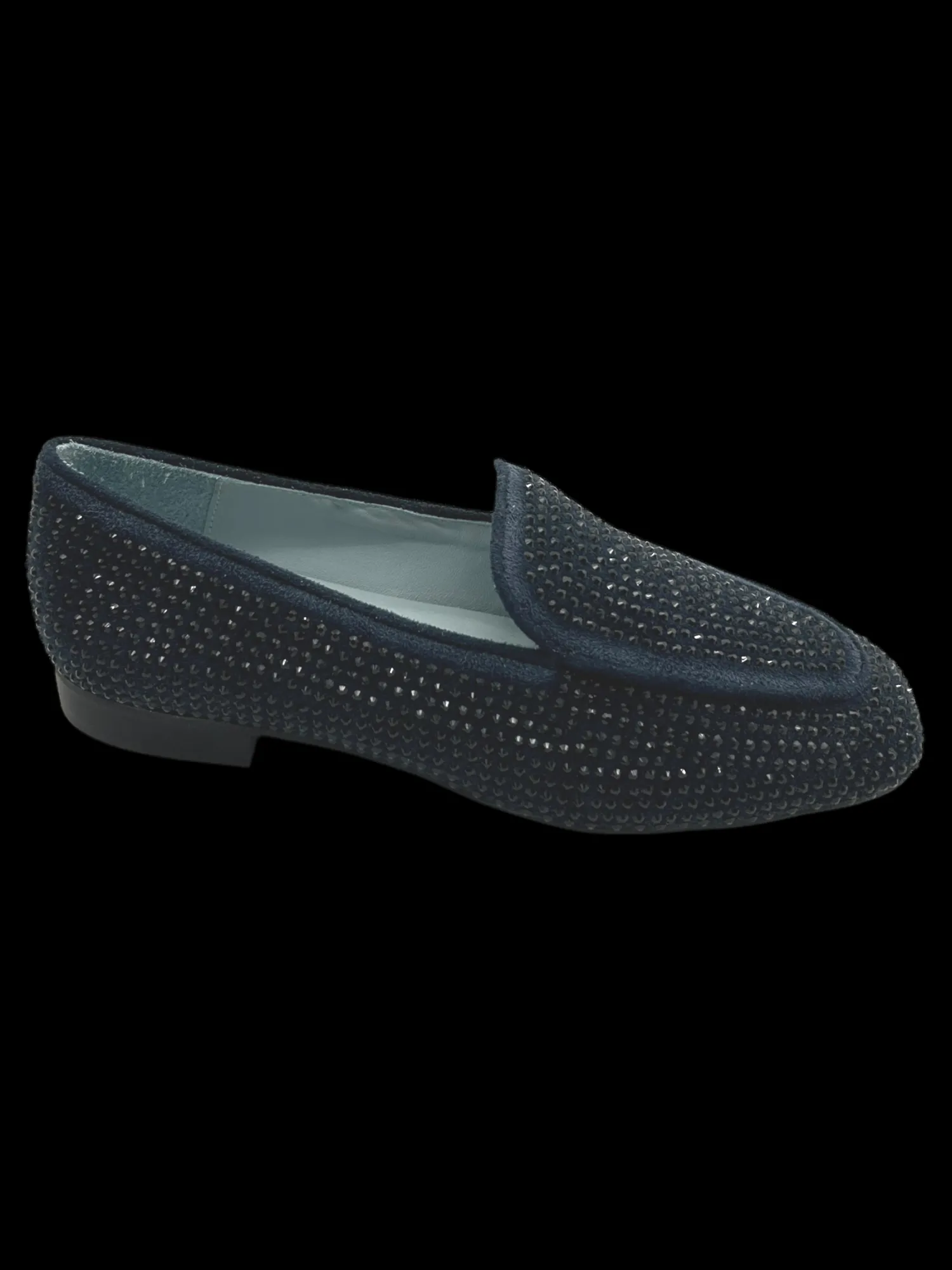 Mocassino donna La Vitrina by Valery camoscio navy - X04-3 -<Valery Calzature New
