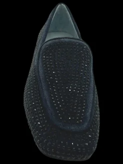 Mocassino donna La Vitrina by Valery camoscio navy - X04-3 -<Valery Calzature New