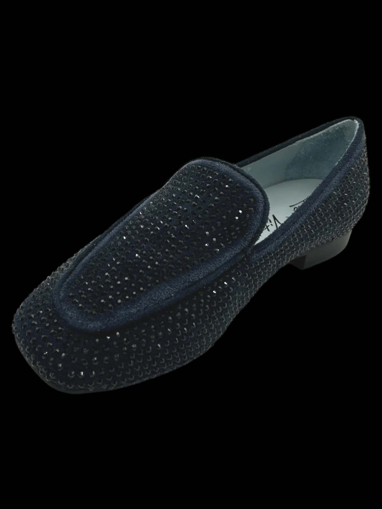 Mocassino donna La Vitrina by Valery camoscio navy - X04-3 -<Valery Calzature New