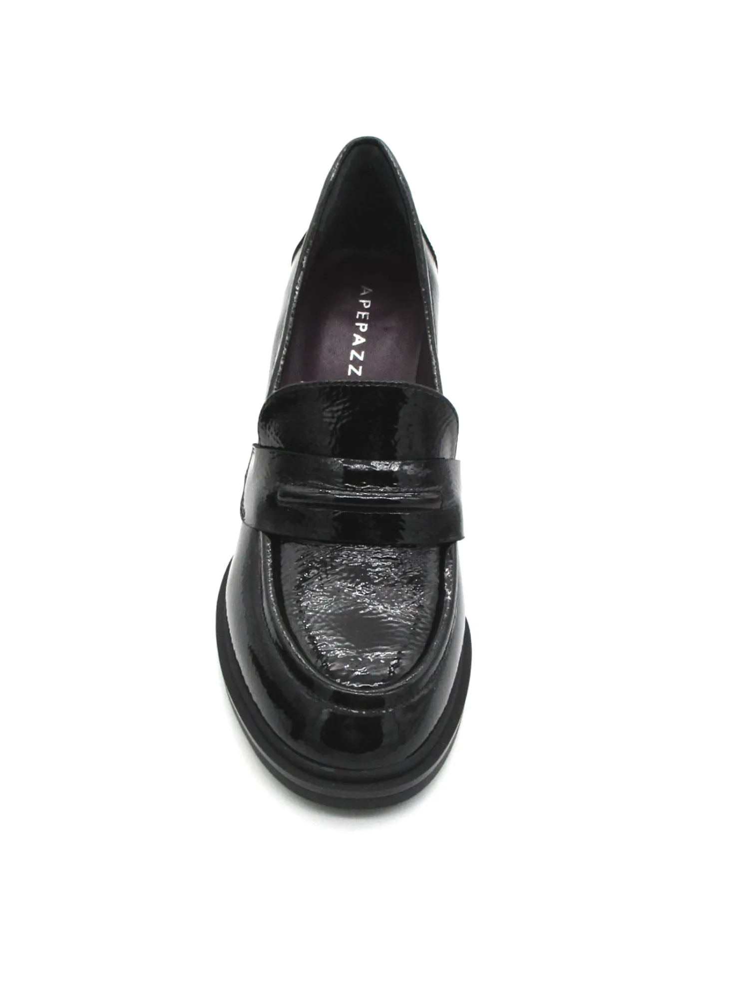 Mocassino donna Black - Terry -<Apepazza New