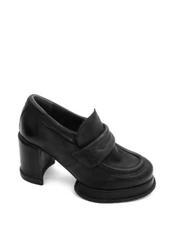 Mocassino in pelle donna Black - B54101 -<As98 Online