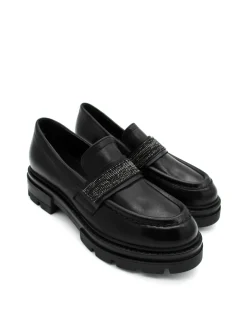 Mocassino pelle donna M79163 nero<Mjus Fashion