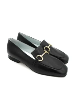 Mocassino pelle donna KIG40 Nero<Poesie Veneziane Outlet