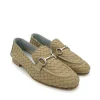 Mocassino pelle donna JJA40 intrecciato Sabbia<Poesie Veneziane Discount