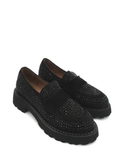 Mocassino strass donna - 2505 -<Albano New