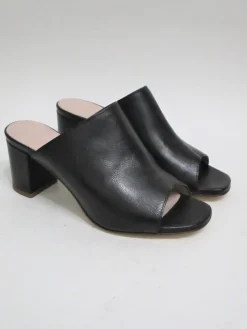 Sabot pelle donna 192-29P nero<Triver Flight Online