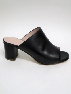 Sabot pelle donna 192-29P nero<Triver Flight Online