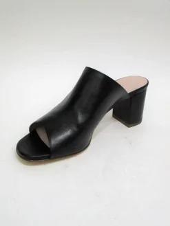 Sabot pelle donna 192-29P nero<Triver Flight Online