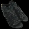 Sandali pelle donna Black - B75002 -<As98 Outlet