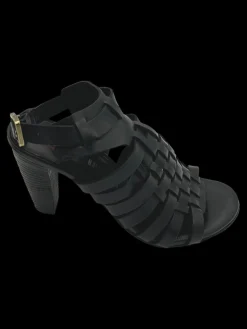 Sandali pelle donna Black - B75002 -<As98 Outlet