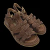 Sandali zeppa pelle donna - B60006-<As98 Outlet