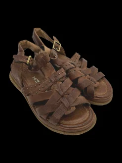 Sandali zeppa pelle donna - B60006-<As98 Outlet