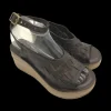 Sandali zeppa pelle donna - 528093 -<As98 Clearance